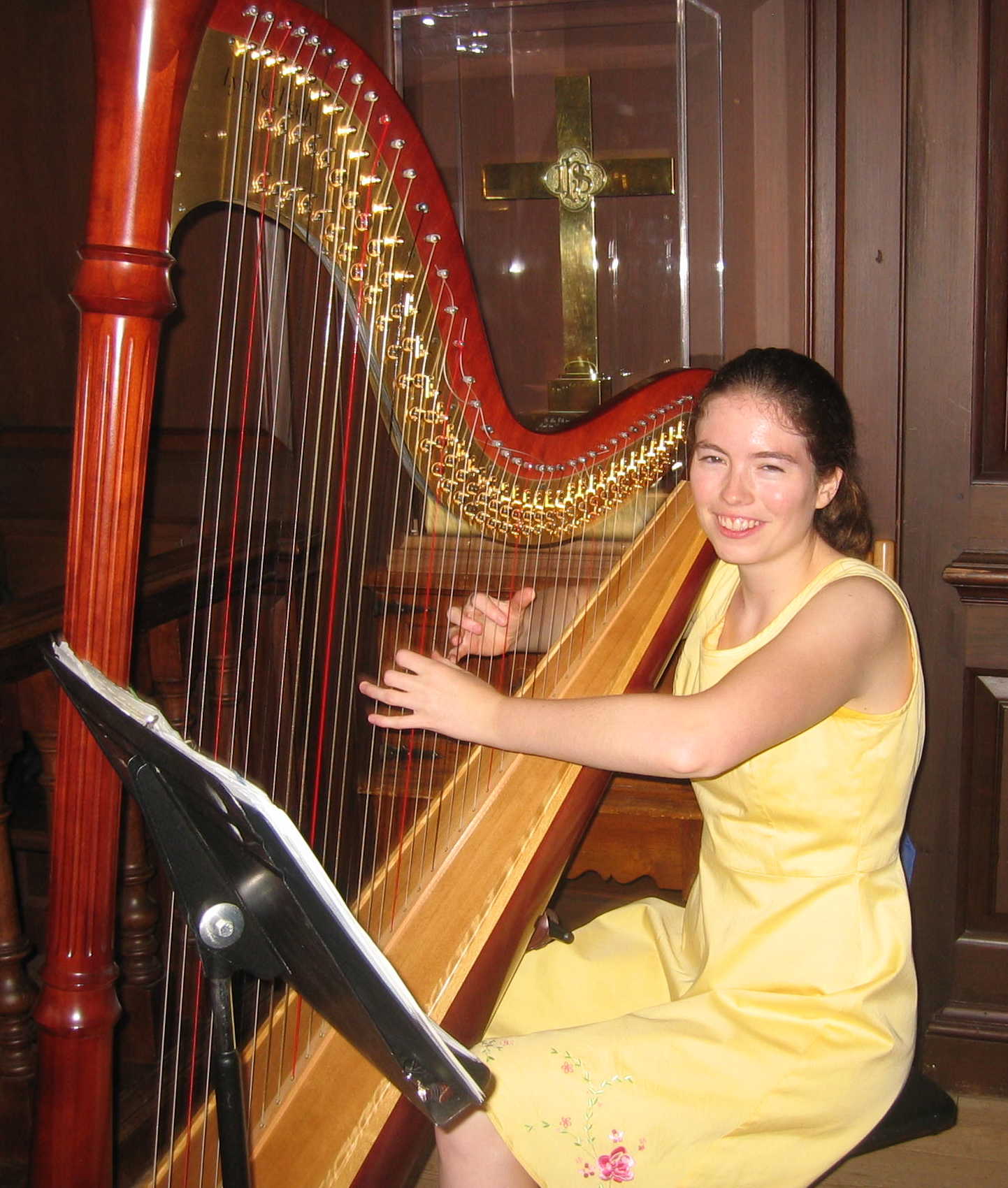 Harp Playing