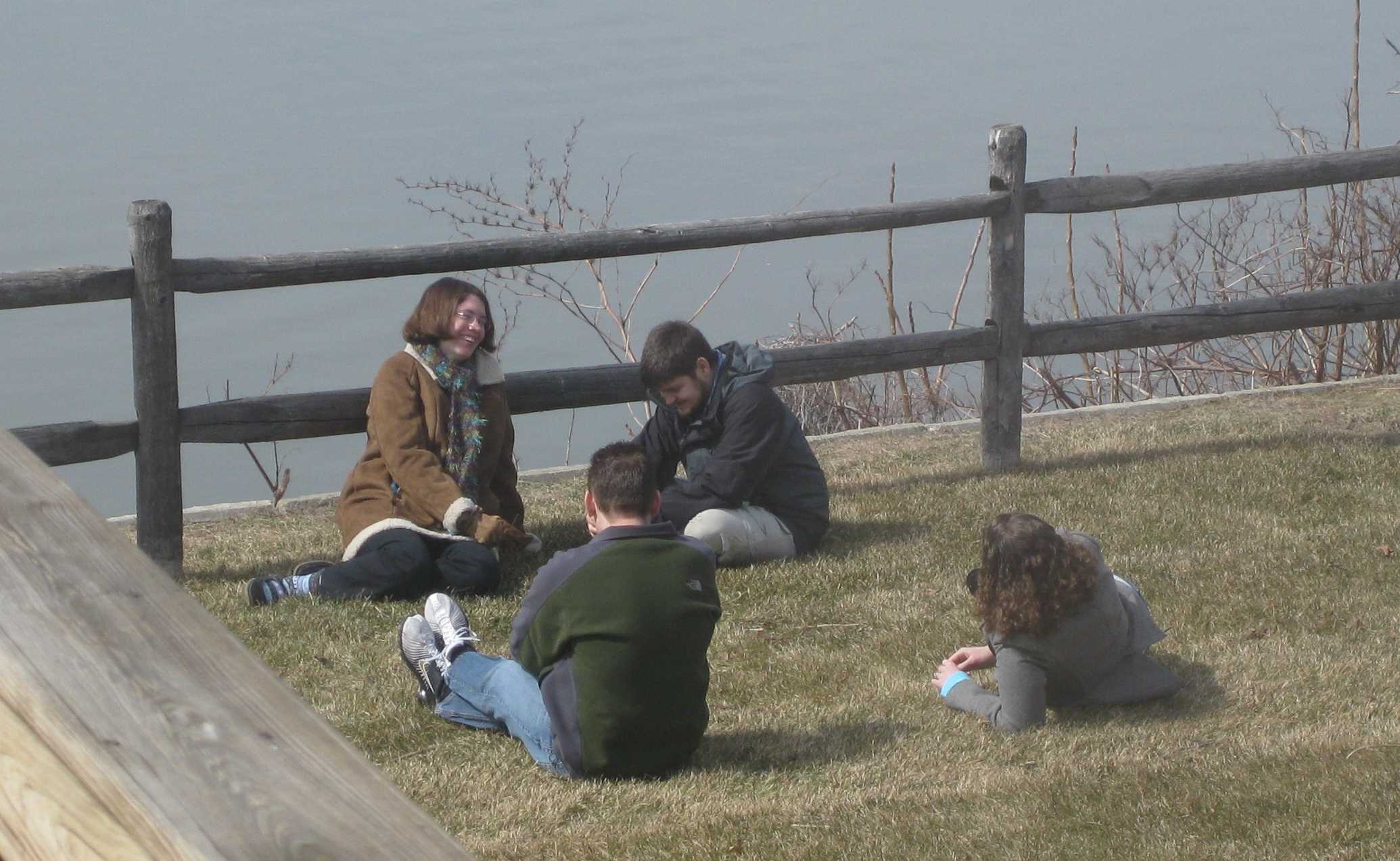 Youngsters Sitting Youngsters Sitting