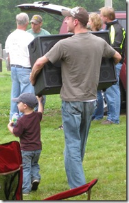 Helping Dad Carry the Amp