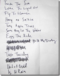 SetList