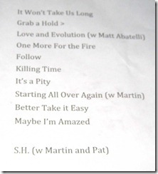 GregMayoSetList