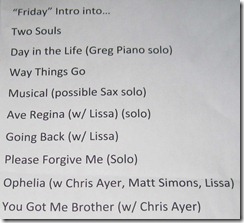 JohnSchmittSetList