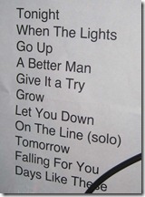 NickHowardSetList