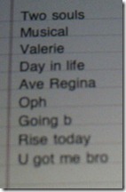 SetList
