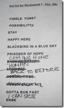 SetList