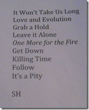 SetList