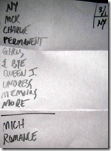 SetList