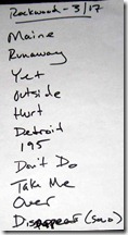 SetList