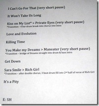 SetList