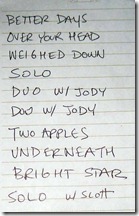 SetList