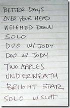 SetList