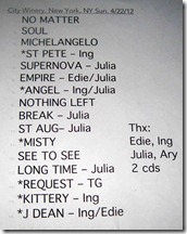 SetList